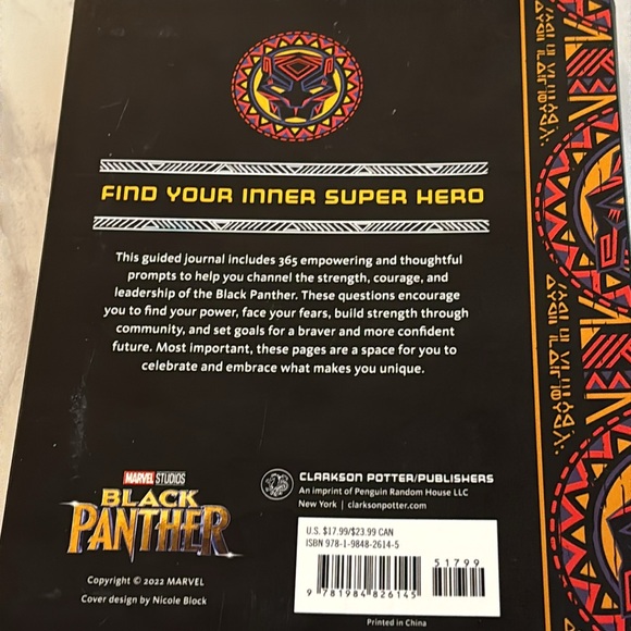 Black Panther journal do one empowering thing every day - Picture 3 of 4